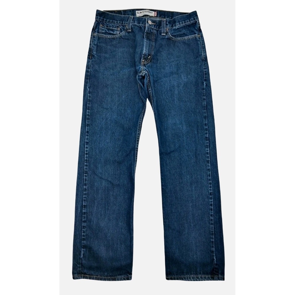 Levis 514 Vtg Jeans Mens 34x32 Blue Slim Straight Denim Medium Wash Casual Pants